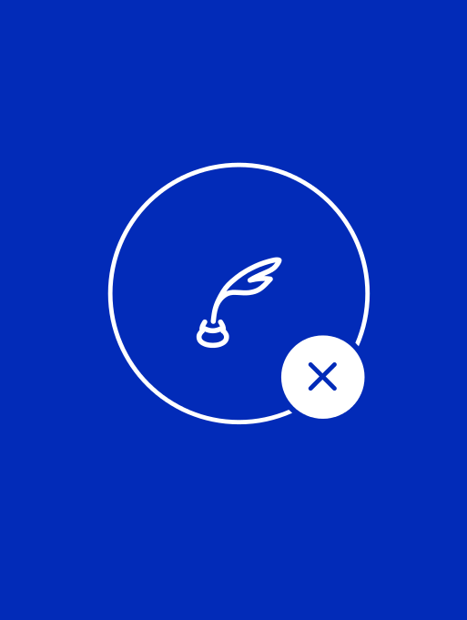 Aanvraag bekeken maar nog niet ondertekend